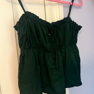 American Eagle Outfitters Dark Green Camisole